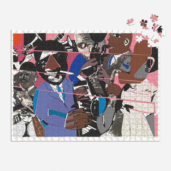 galison-romare-bearden-dreamyard-puzzle-500-beidseitig image 5