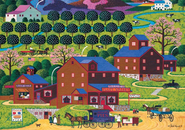 buffalo-games-charles-wysocki-plum-valley-puzzle-300-teile-gro-format image 1