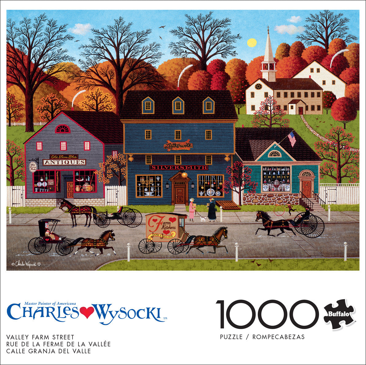buffalo-games-valley-farm-street-puzzle-1000-teile-herbst image 2