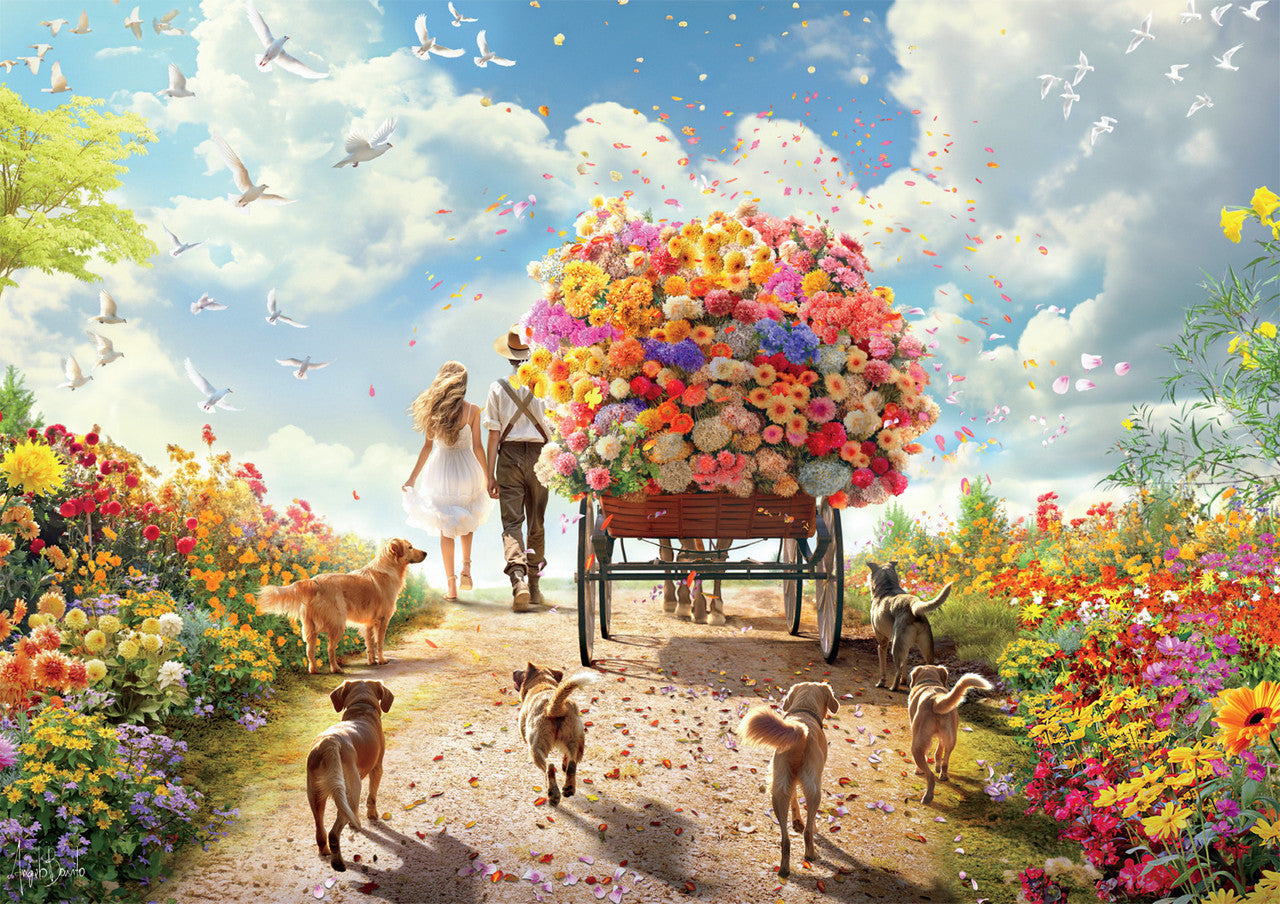 buffalo-games-country-life-wildflower-harvest-puzzle-500teile image 1