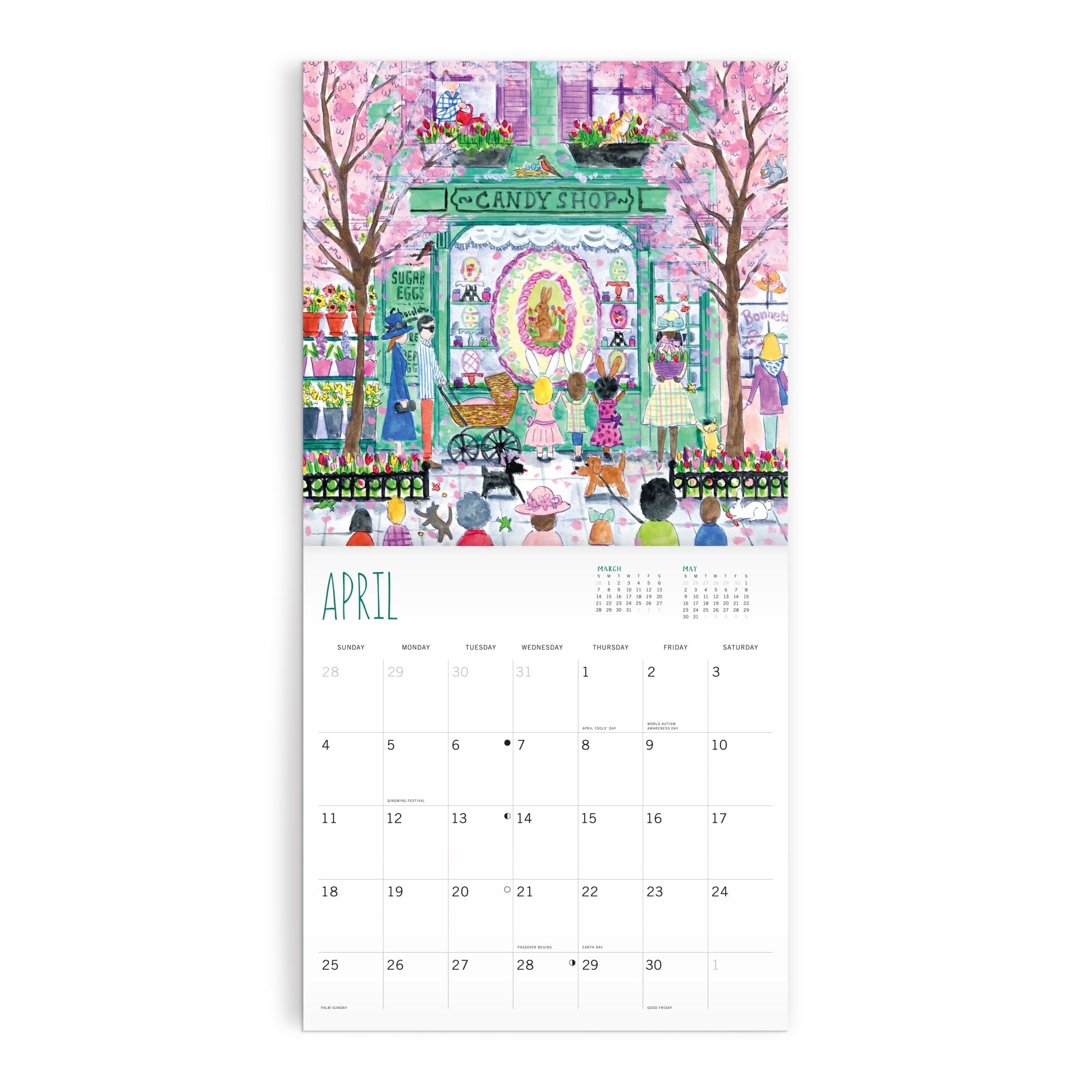 galison-michael-storrings-wandkalender-2027-12x12 image 3