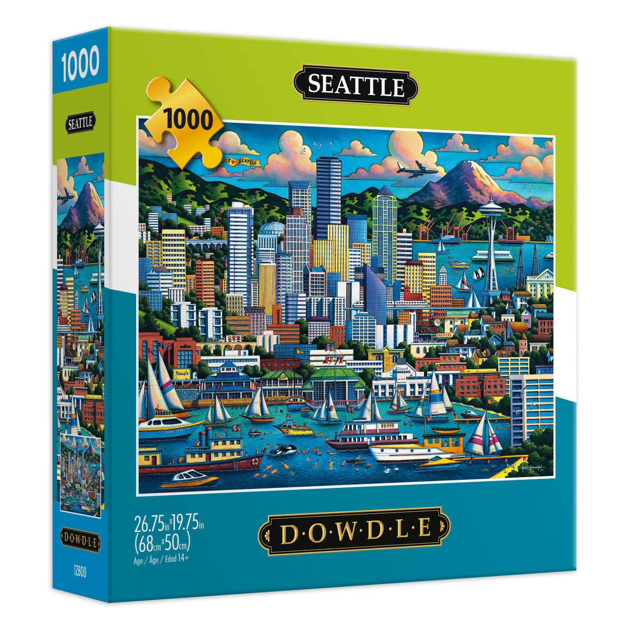 buffalo-games-eric-dowdle-seattle-puzzle-1000-teile-skyline image 2