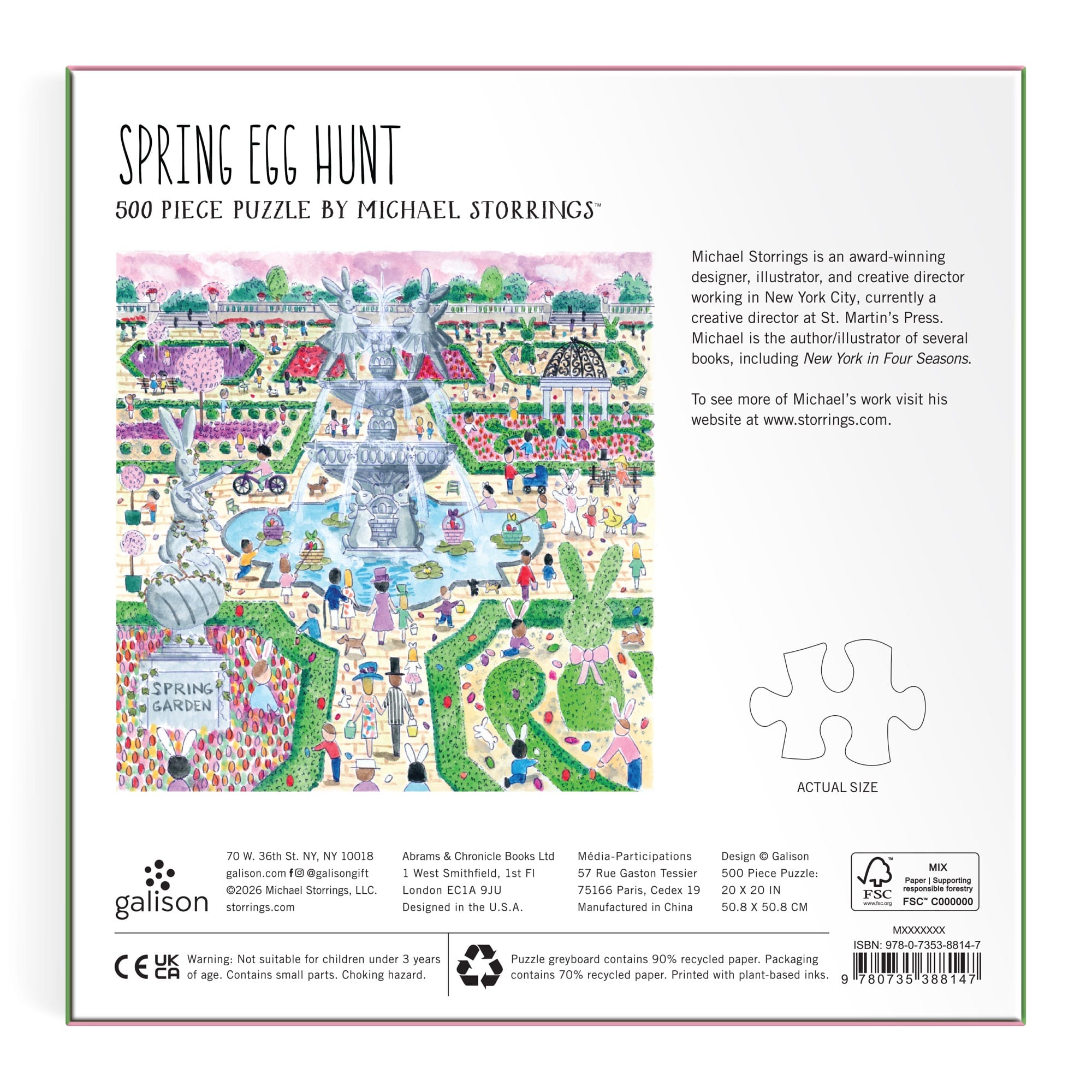 galison-spring-egg-hunt-puzzle-500-teile-storrings image 7