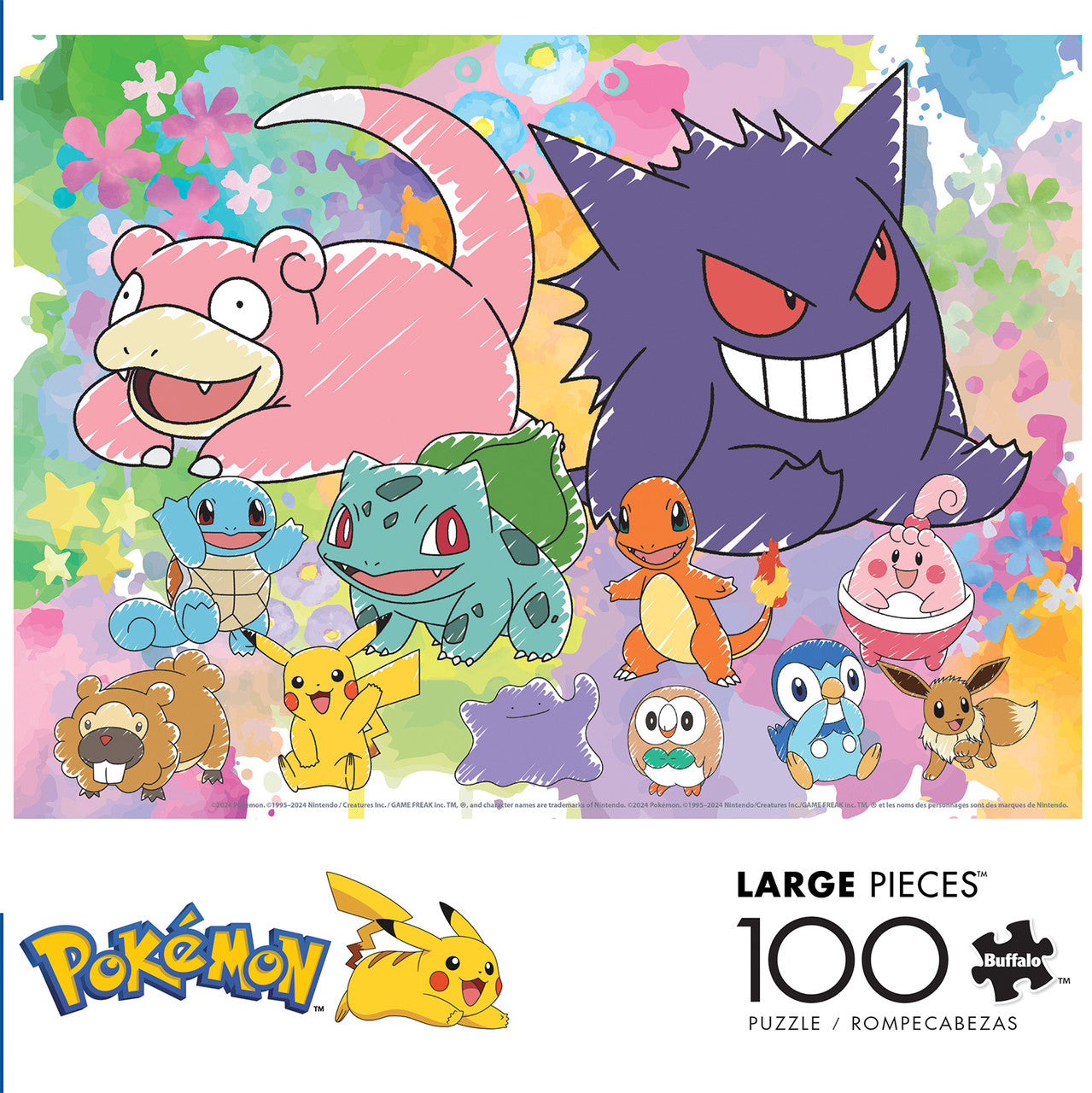 buffalo-games-pokemon-canvas-art-100-teile-puzzle-kinder-pikachu image 2
