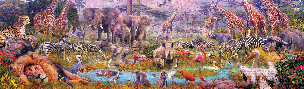 buffalo-games-jigsaw-puzzles-africa-panoramic-puzzle-750-teile-safari image 3
