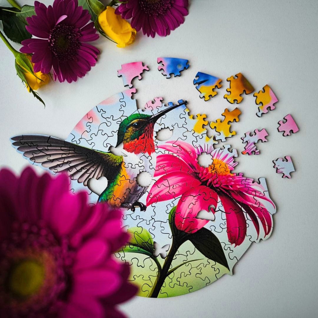 milliwood-celebrating-koliber-holzpuzzle-100-teile-kolibri image 4