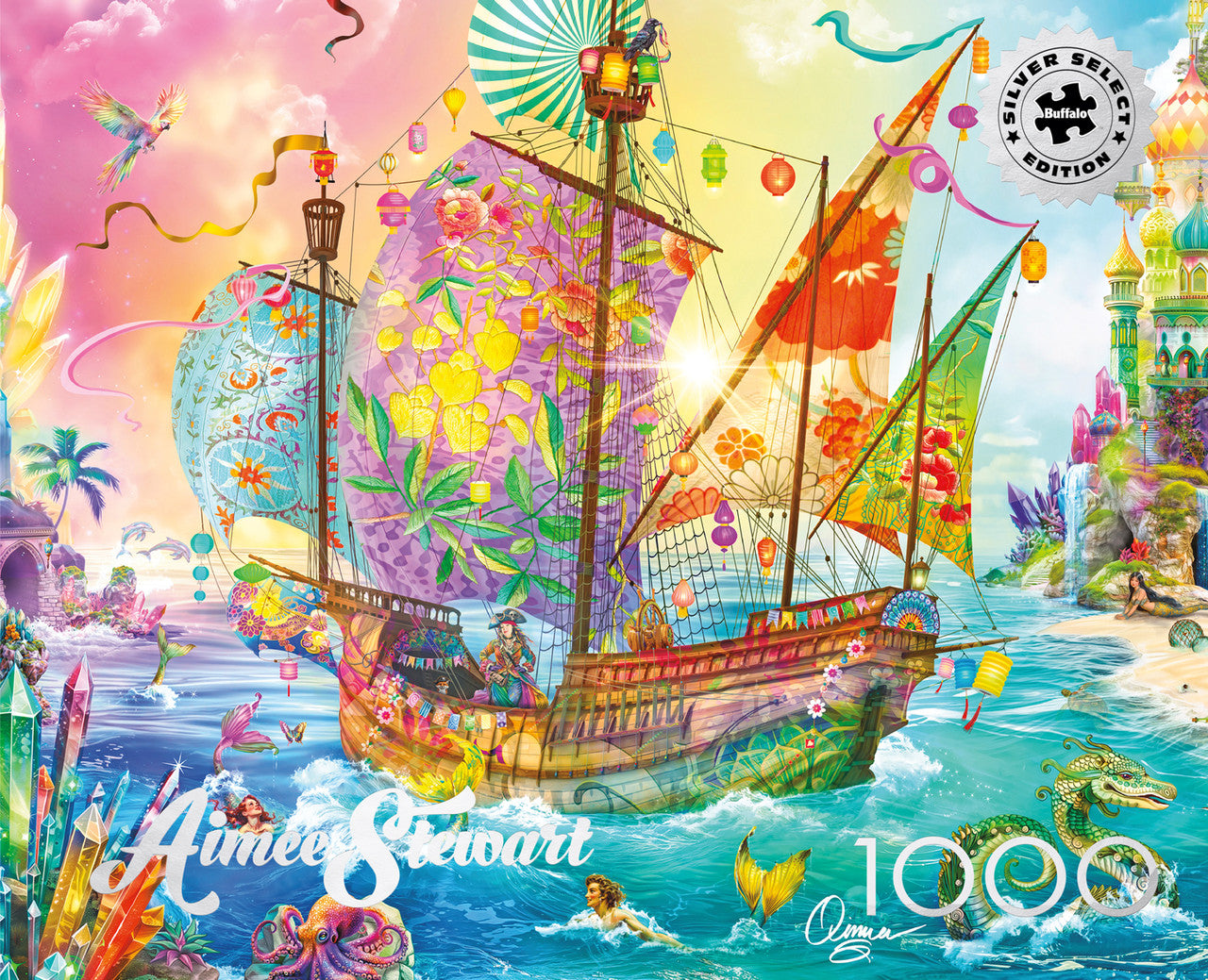 buffalo-games-crystal-dreamship-harbor-puzzle-1000-teile-schiff image 1