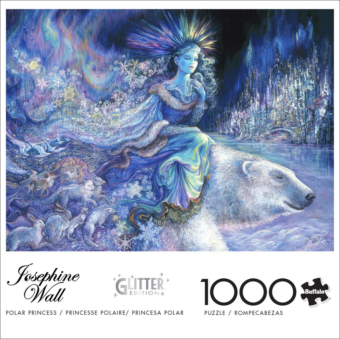 buffalo-games-polar-princess-puzzle-1000-teile-glitzer-fantasy image 4