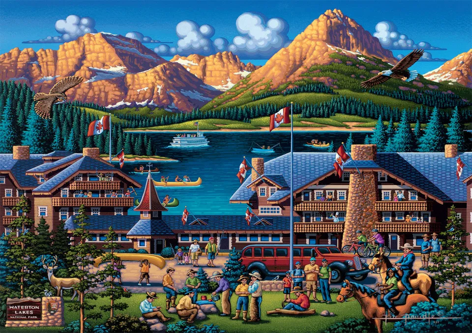 buffalo-games-waterton-lakes-national-park-300-teile-puzzle-see image 1