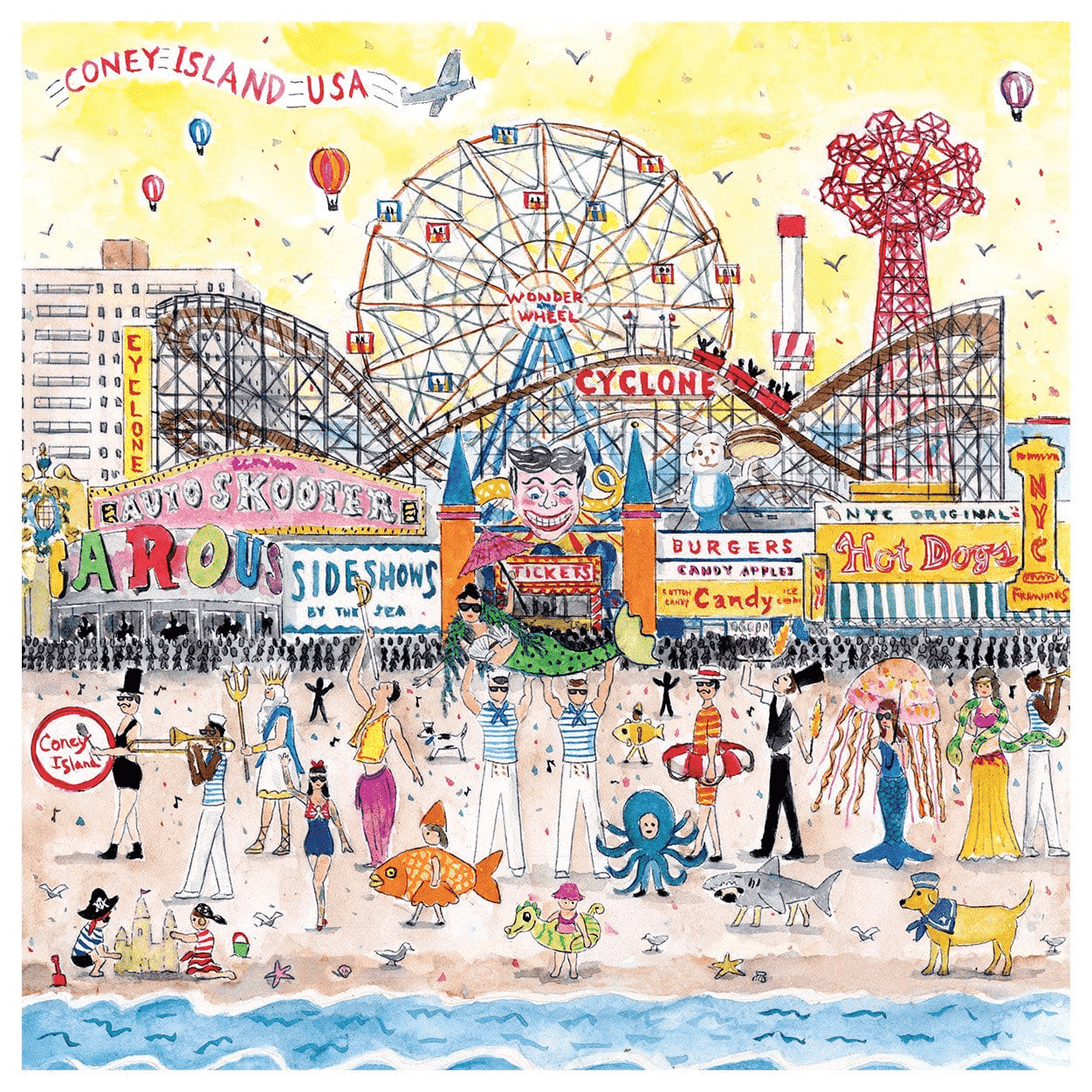 galison-michael-storrings-summer-amusement-park-500-teile-puzzle image 2