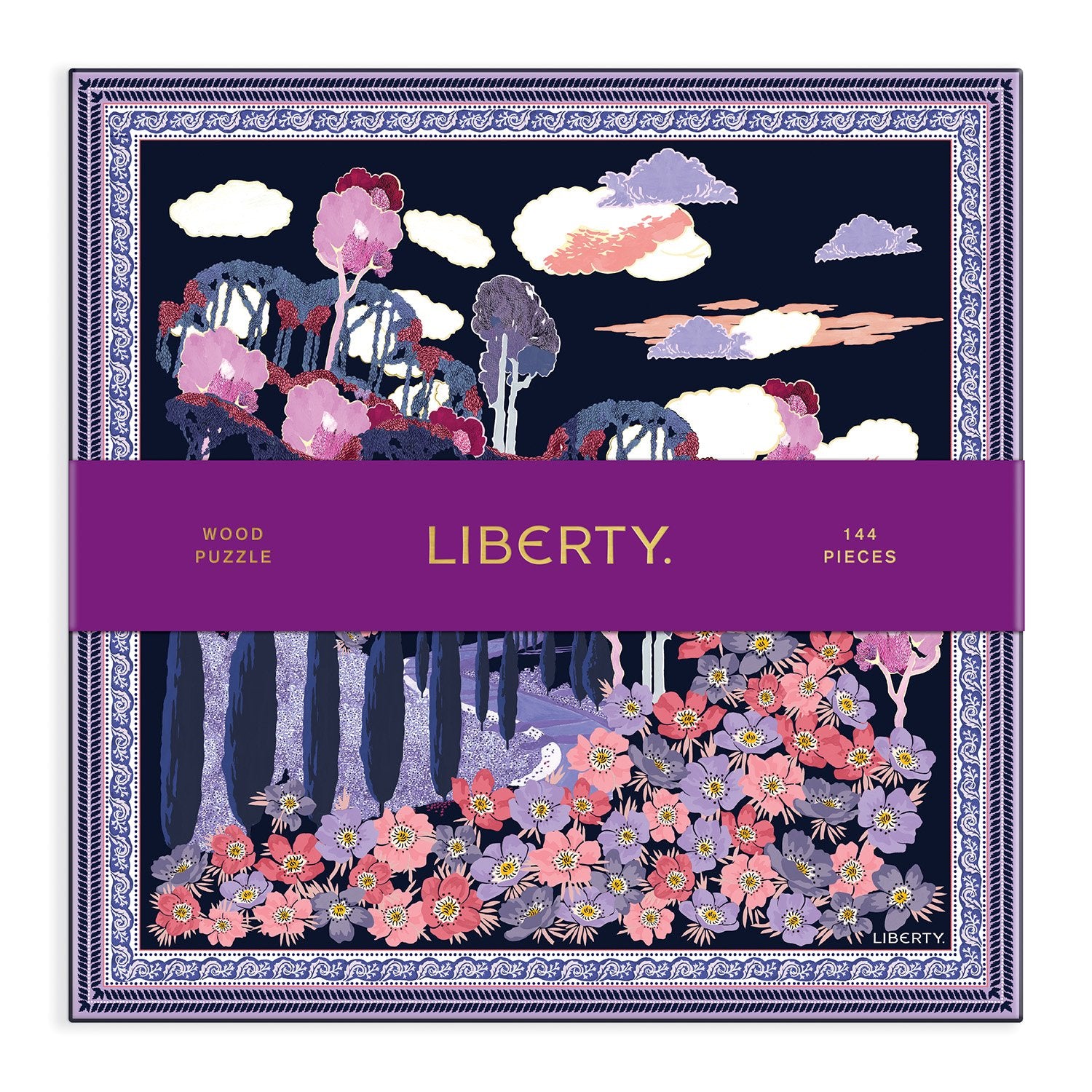 galison-liberty-bianca-144-teile-holzpuzzle-floral image 2
