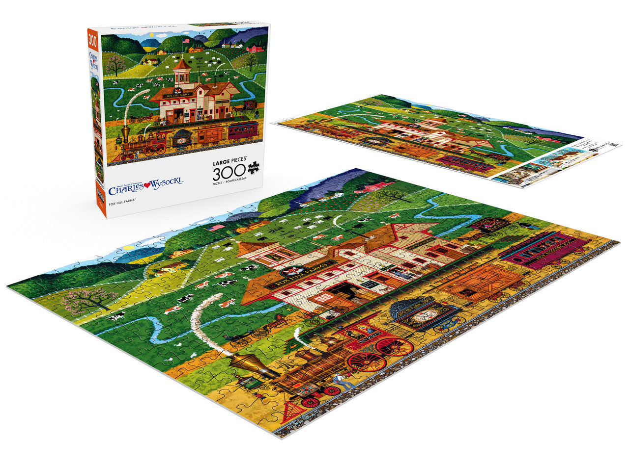 buffalo-games-fox-hill-farms-300-teile-puzzle-bahnhof image 3