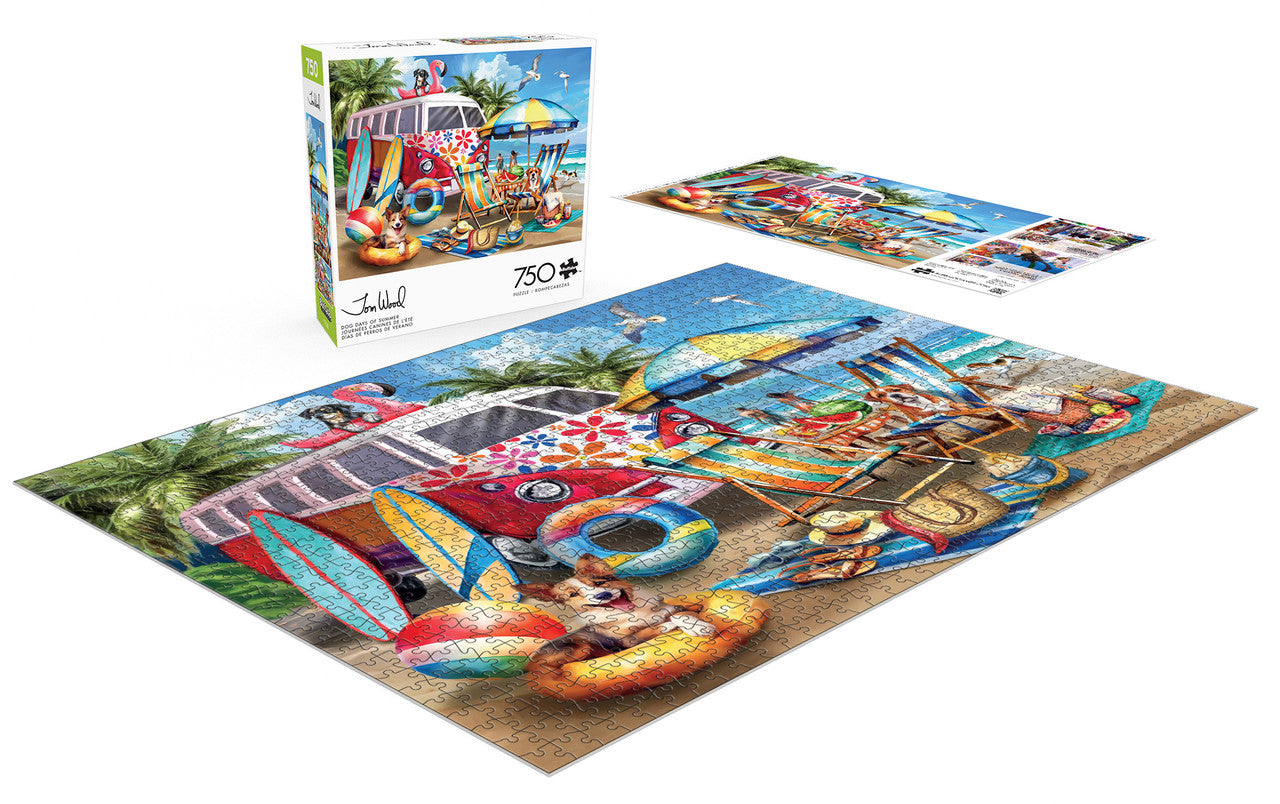 buffalo-games-dog-days-of-summer-750-teile-puzzle-hunde image 4