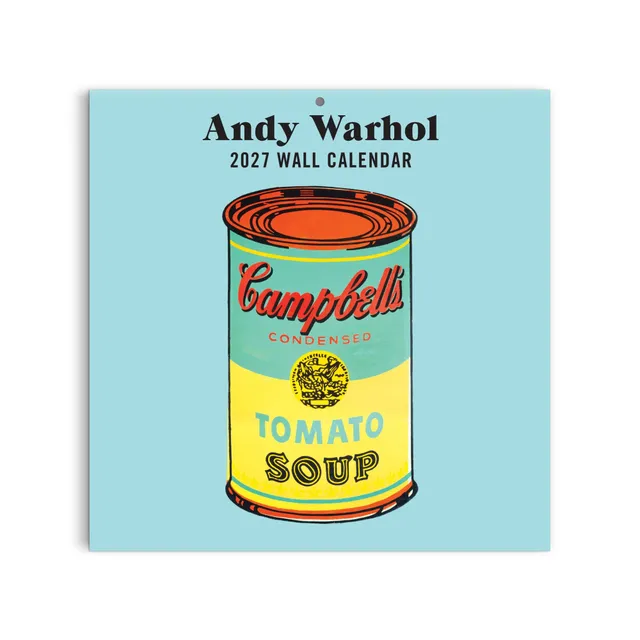 galison-andy-warhol-wandkalender-2027-12x12-pop-art image 1