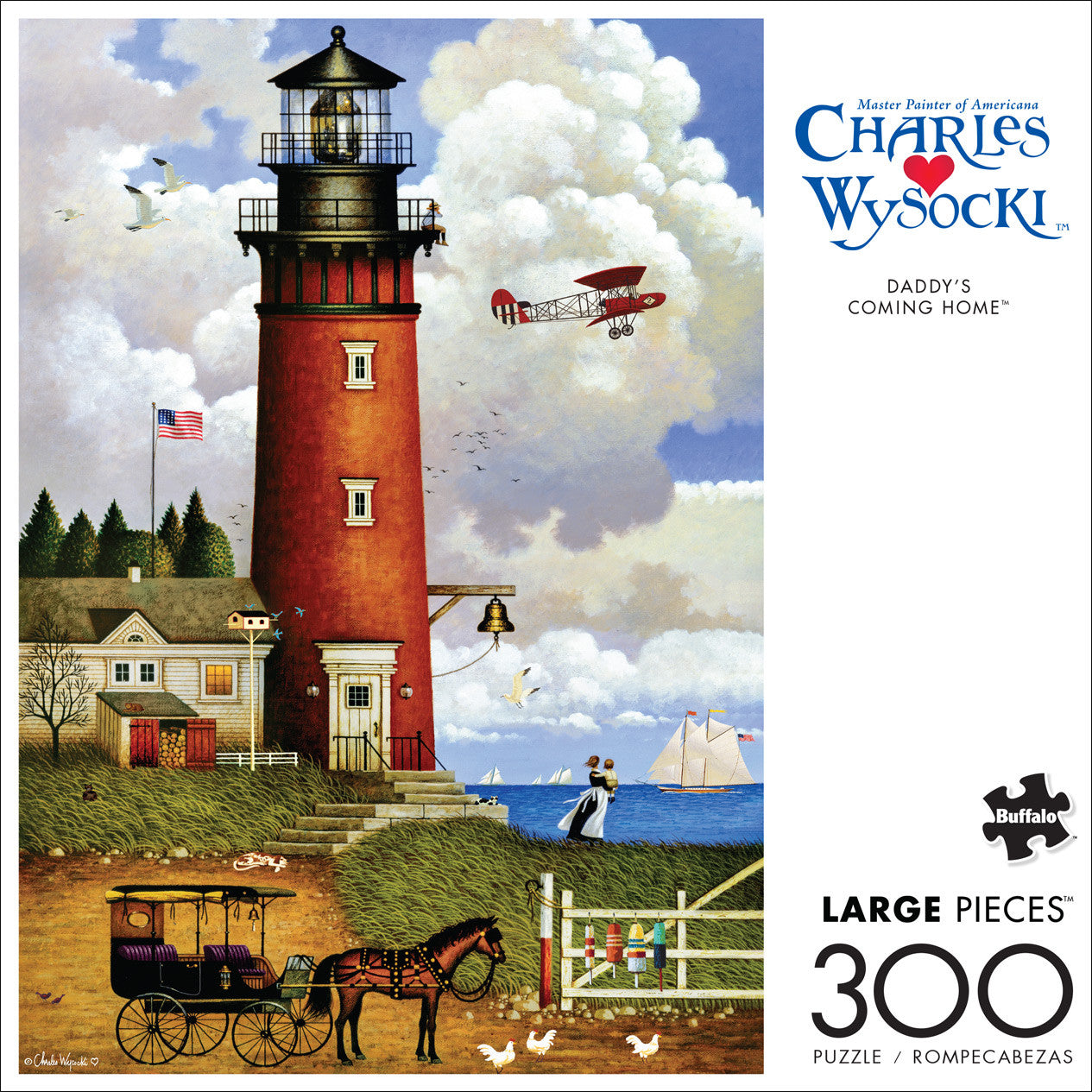 buffalo-games-wysocki-daddy-s-coming-home-300-teile-puzzle image 2