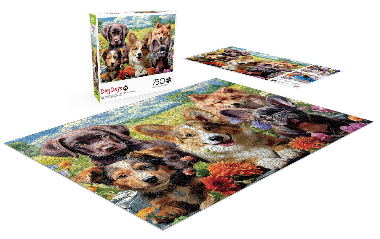 buffalo-games-dog-days-pup-perfection-750-teile-puzzle-hunde image 4