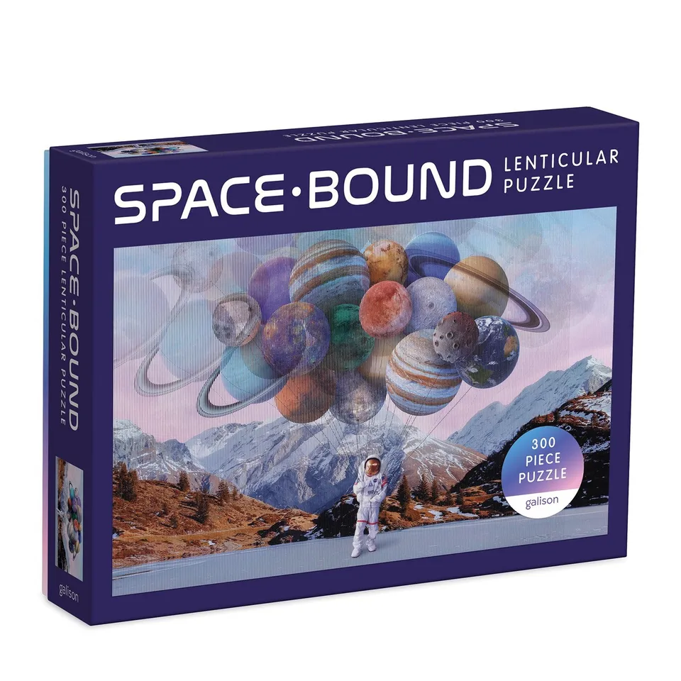 galison-space-bound-puzzle-300-teile-lenticular-weltraum image 1