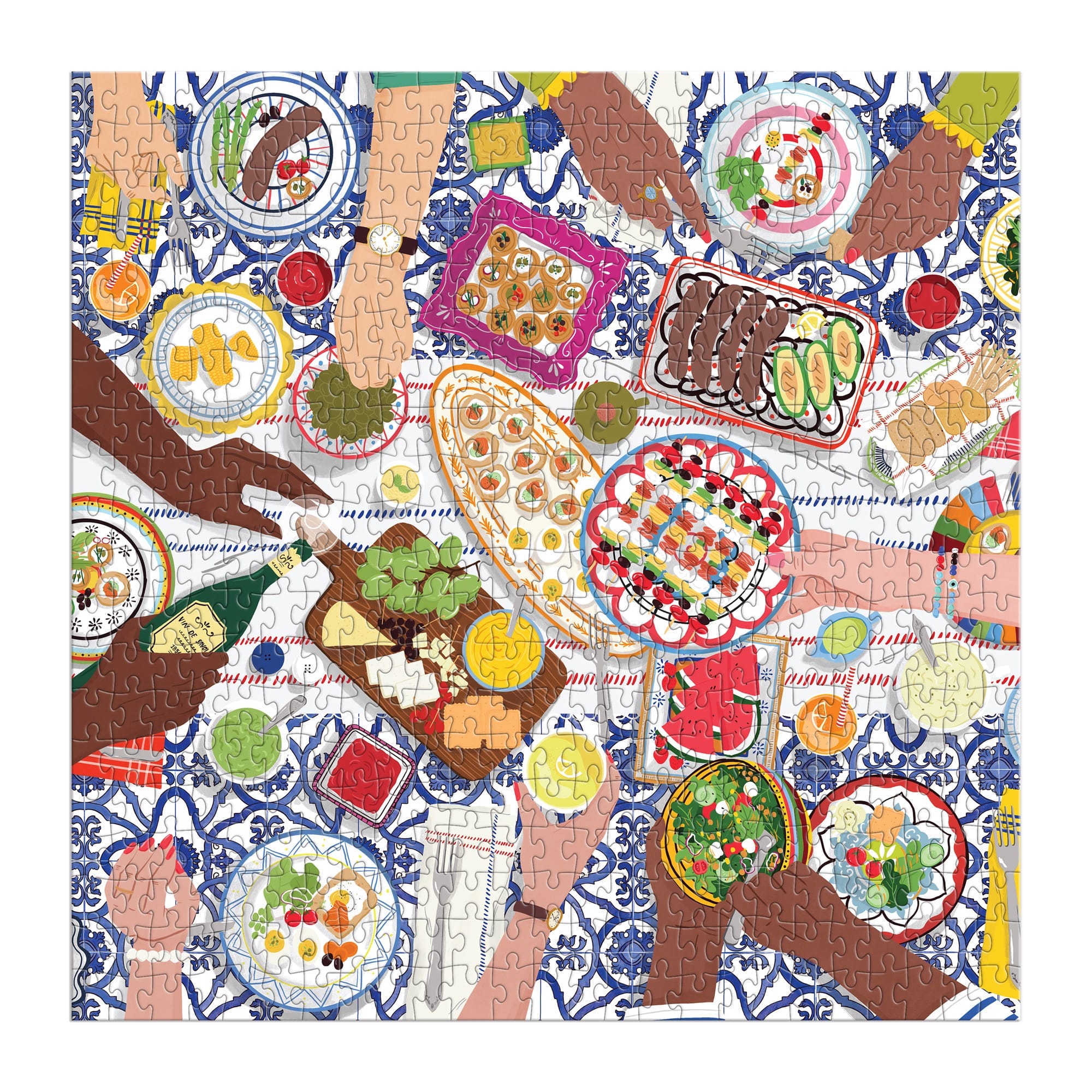 galison-gather-together-500-teile-puzzle-quadratisch-herbst image 3