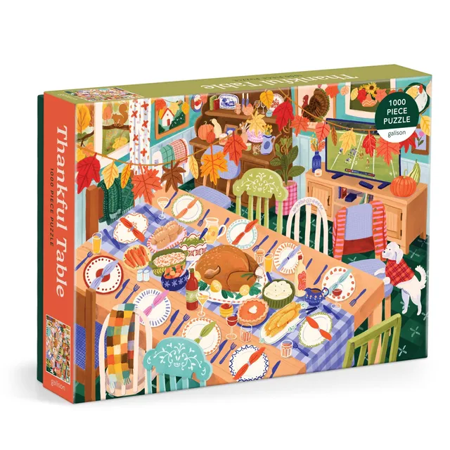galison-jigsaw-puzzles-thankful-table-1000-teile-puzzle-herbst image 1