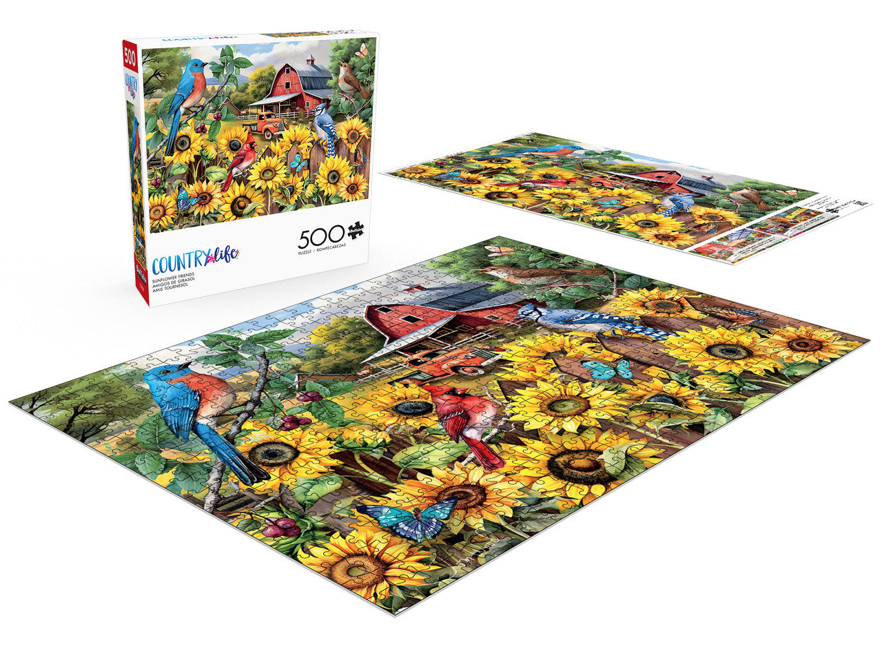 buffalo-games-sunflower-friends-500-teile-puzzle-sonnenblumen image 4