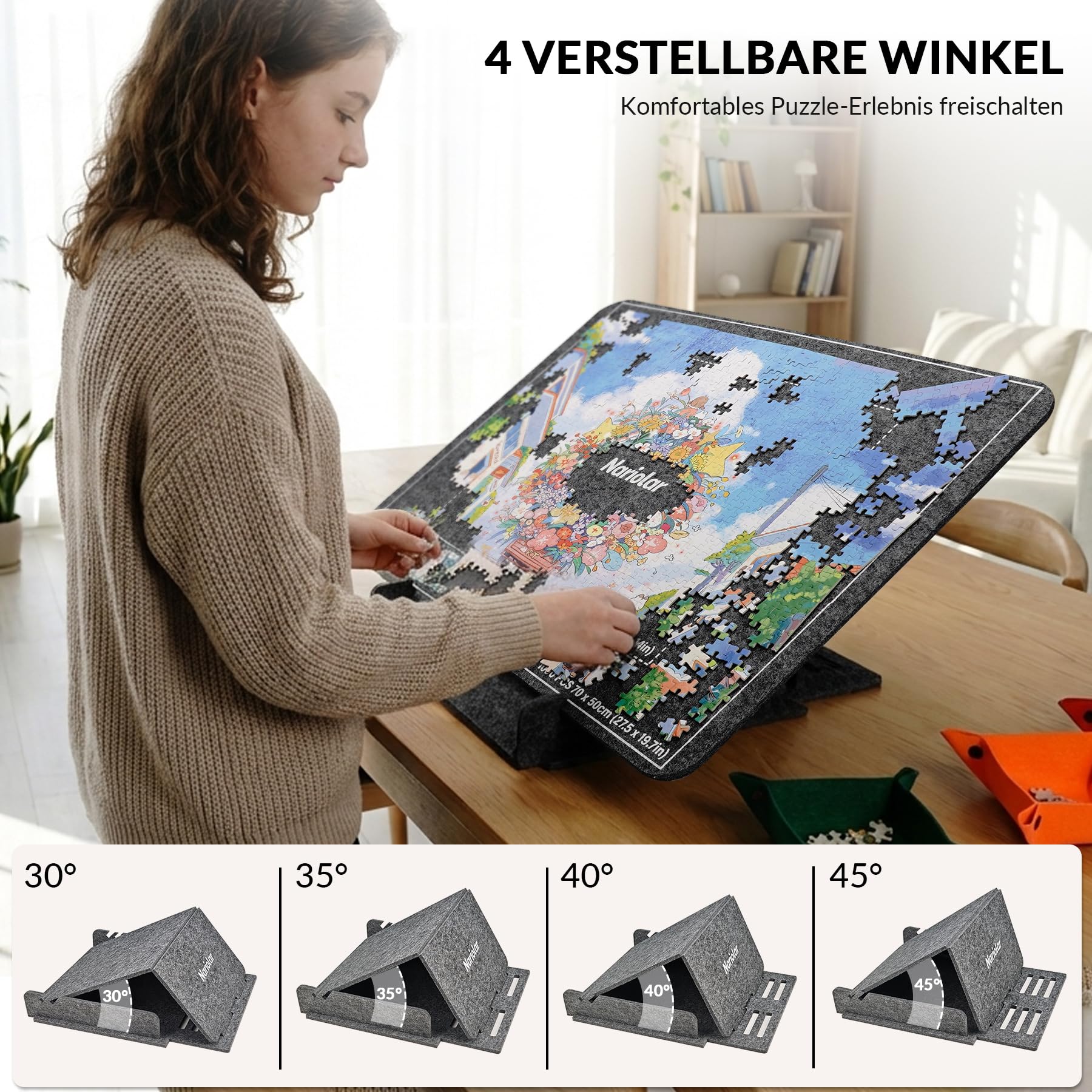 nariolar-puzzle-sorting-trays-puzzlebrett-1000-teile-mit-st-nder image 3