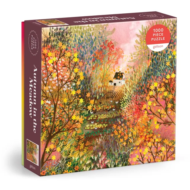 galison-autumn-in-the-meadow-1000-teile-puzzle-herbst image 1
