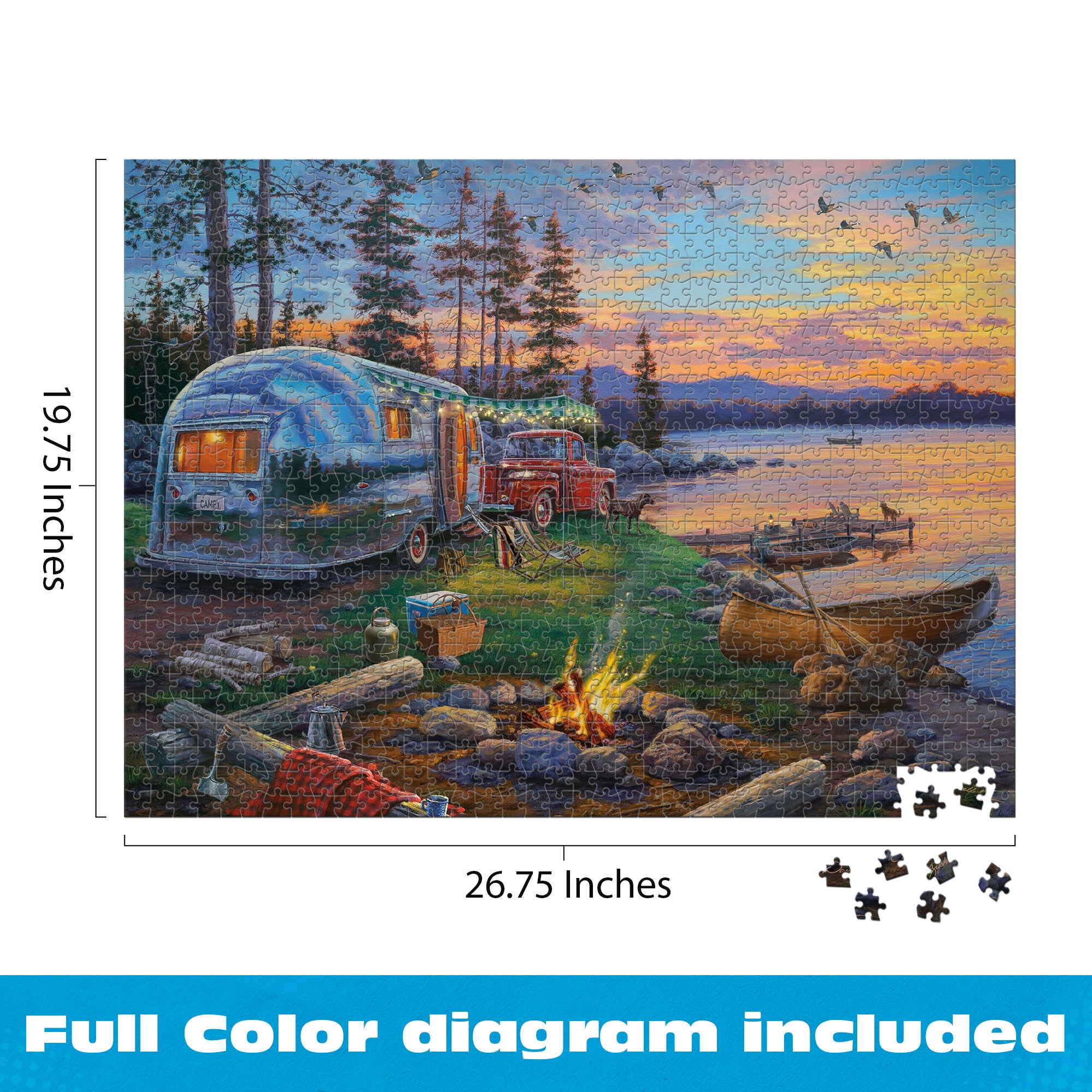 buffalo-games-happy-camper-puzzle-1000-teile-camping image 6