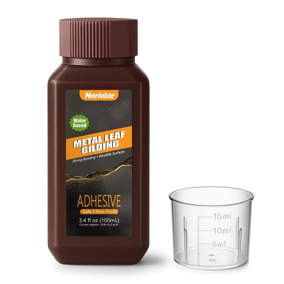 nariolar-anlegemilch-blattgold-kleber-100-ml-wasserbasis image 1