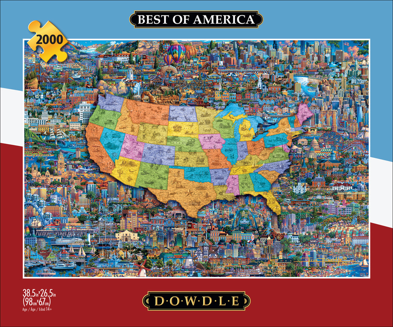 buffalo-games-eric-dowdle-best-of-america-puzzle-2000-teile image 2