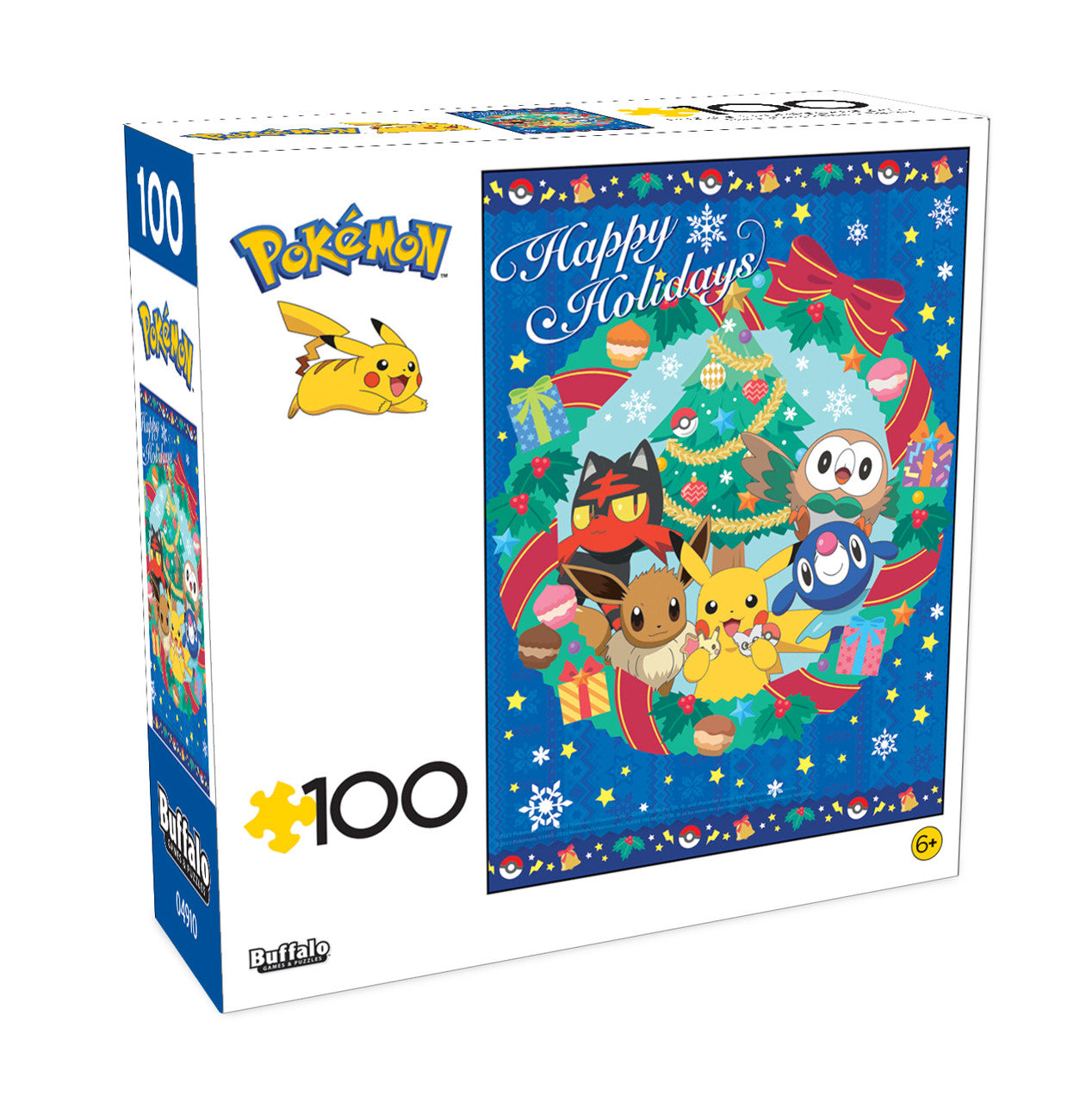 buffalo-games-alola-holiday-wreath-puzzle-100-teile-pok-mon image 2