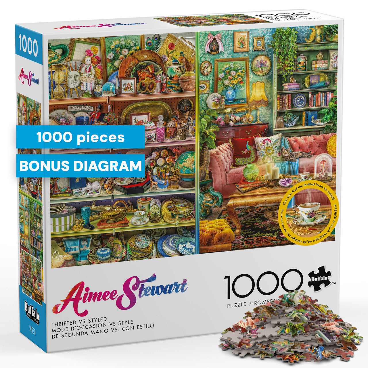 buffalo-games-thrifted-vs-styled-1000-teile-puzzle-aimee-stewart image 7