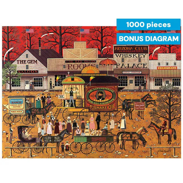 buffalo-games-charles-wysocki-smooth-talker-puzzle-1000-teile image 1
