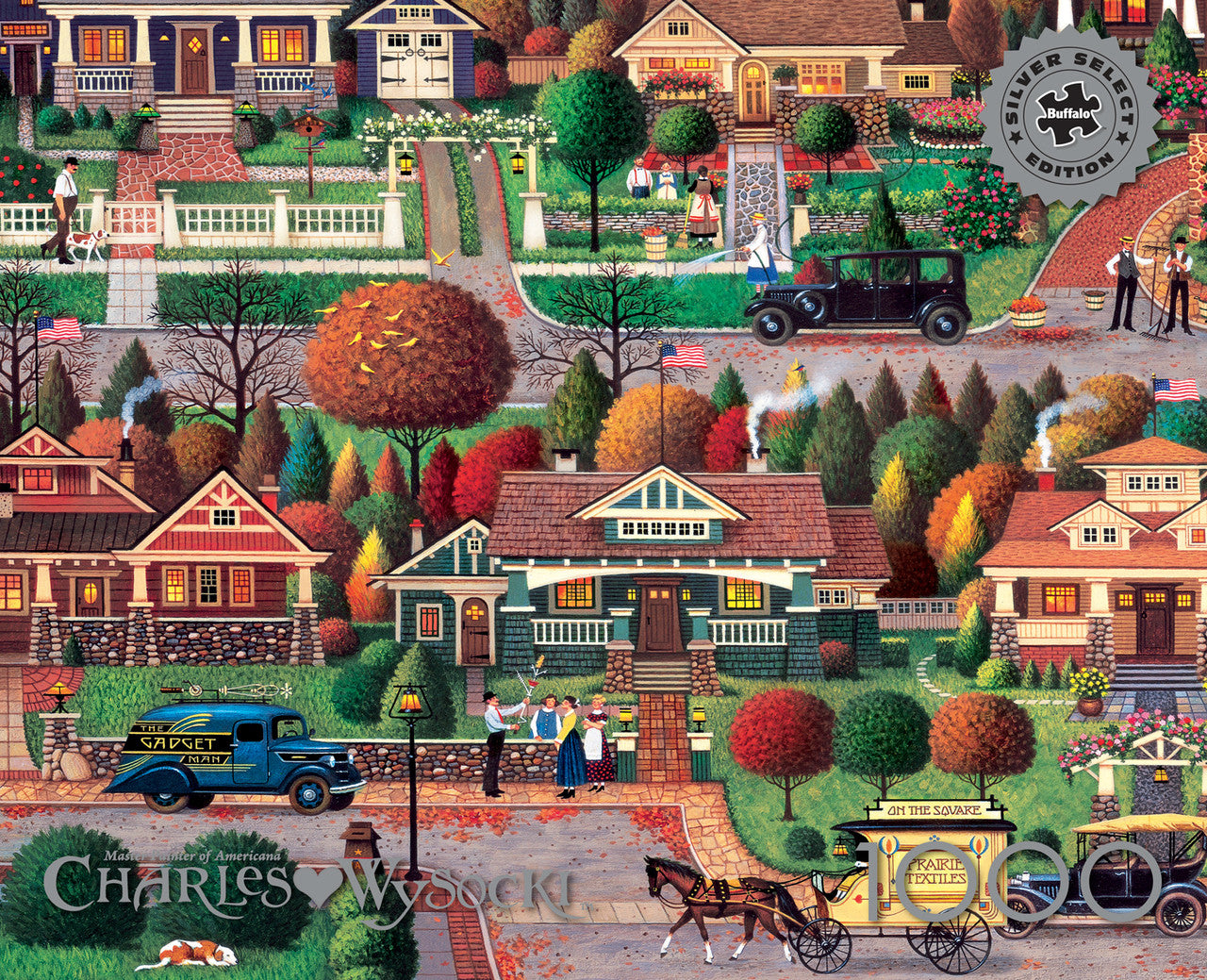 buffalo-games-silver-select-labor-day-in-bungalowville-puzzle-1000-teile image 2