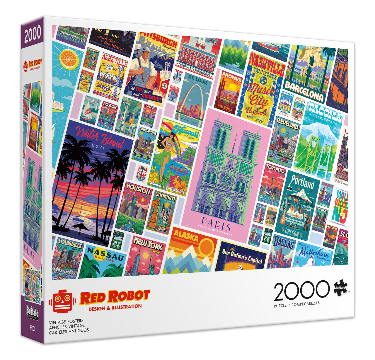 buffalo-games-vintage-posters-2000-teile-puzzle image 2