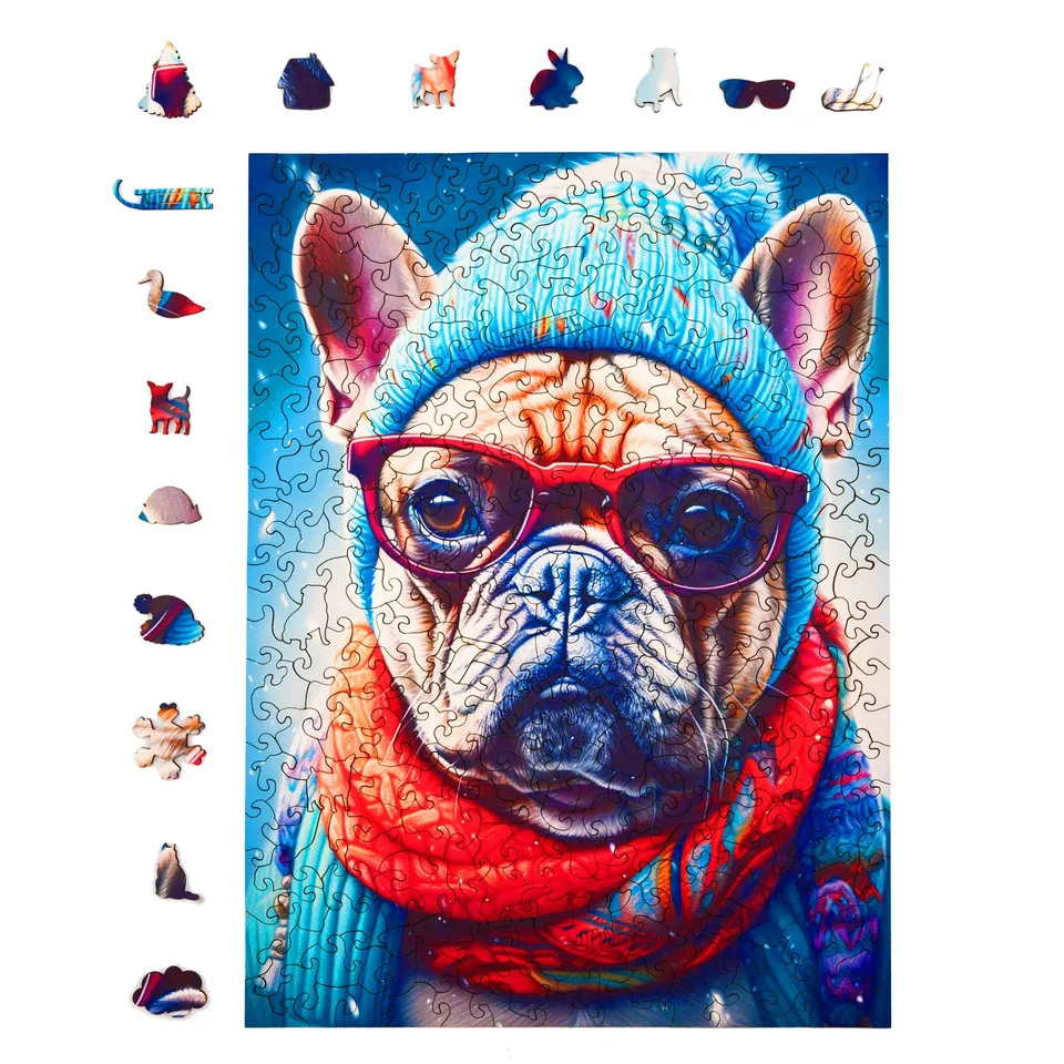 milliwood-cold-is-cool-buldog-gustaw-holzpuzzle-316-teile image 1