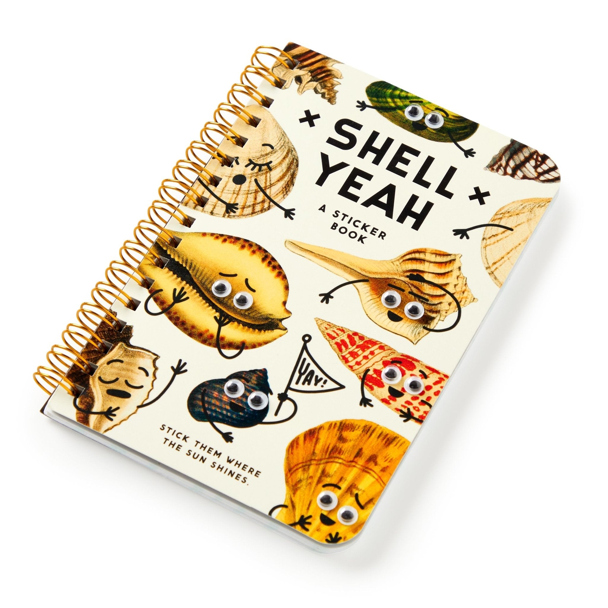 galison-shell-yeah-stickerbuch-muscheln-20-seiten image 1