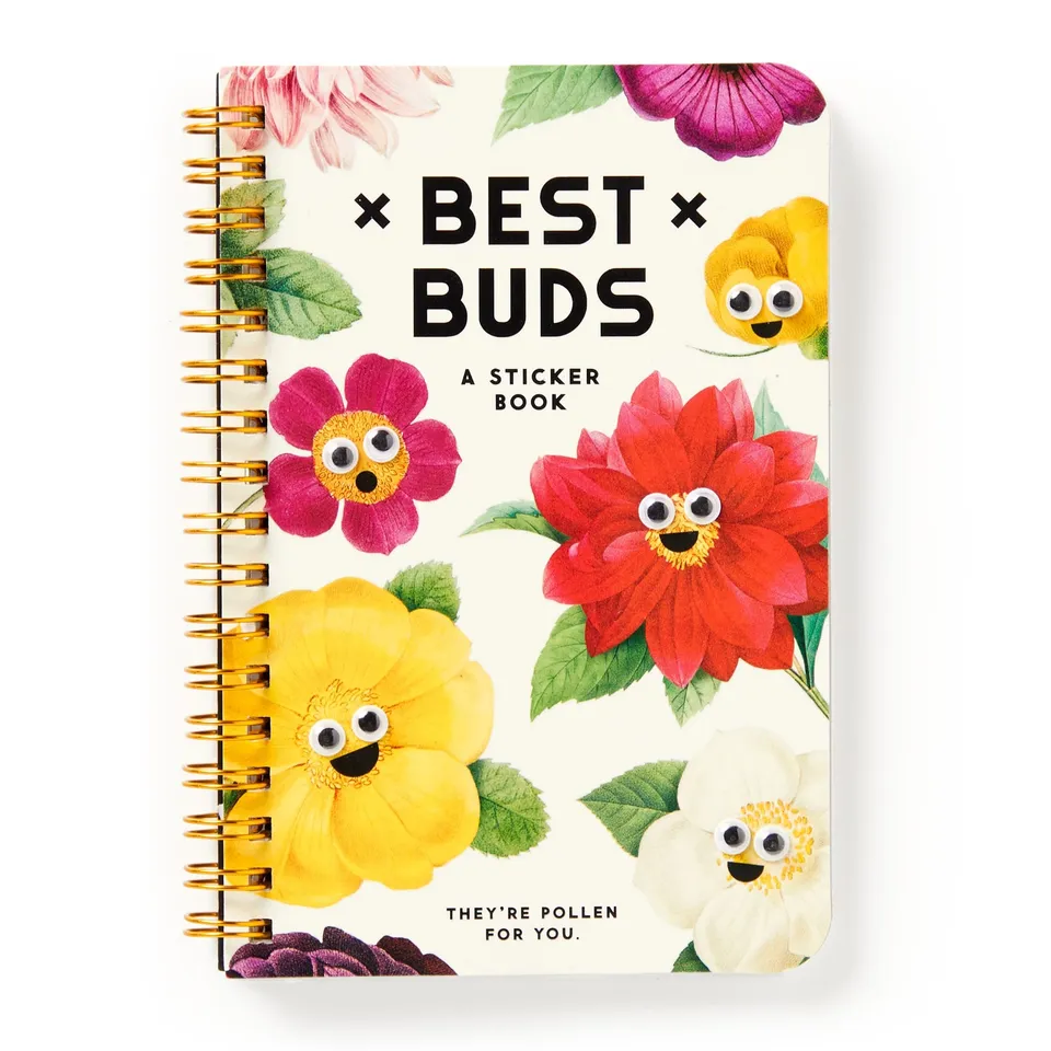 best-buds-googly-stickerbuch-blumen-wackelaugen-20-seiten image 1