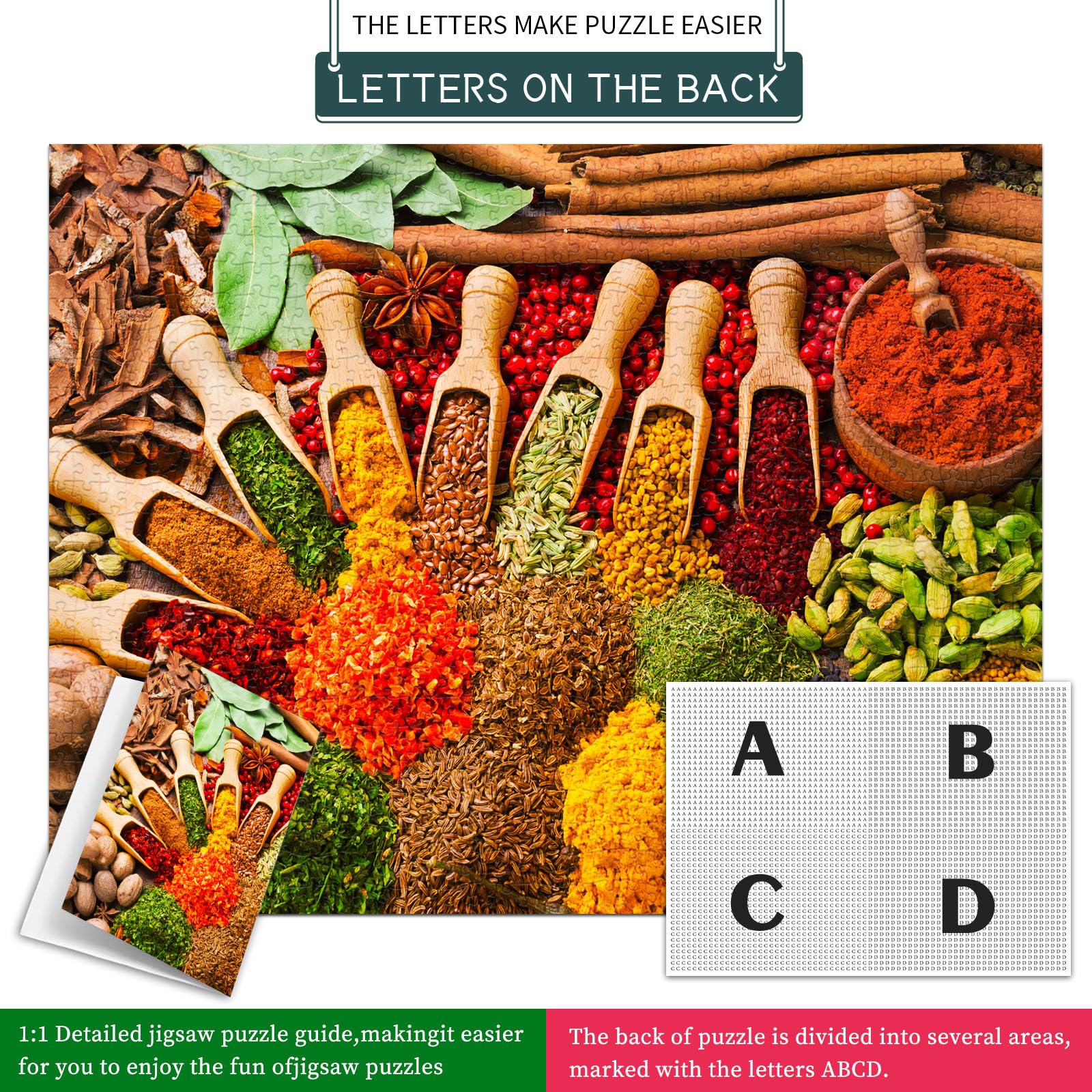 huadada-bunte-gew-rze-1000-teile-puzzle-erwachsene image 7