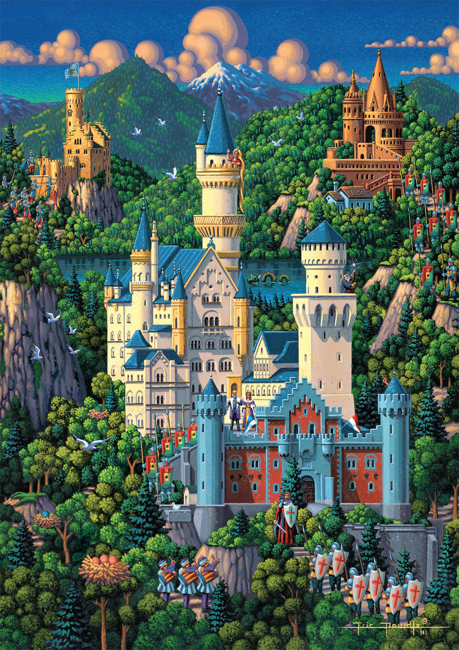 buffalo-games-dowdle-neuschwanstein-puzzle-300-teile image 1