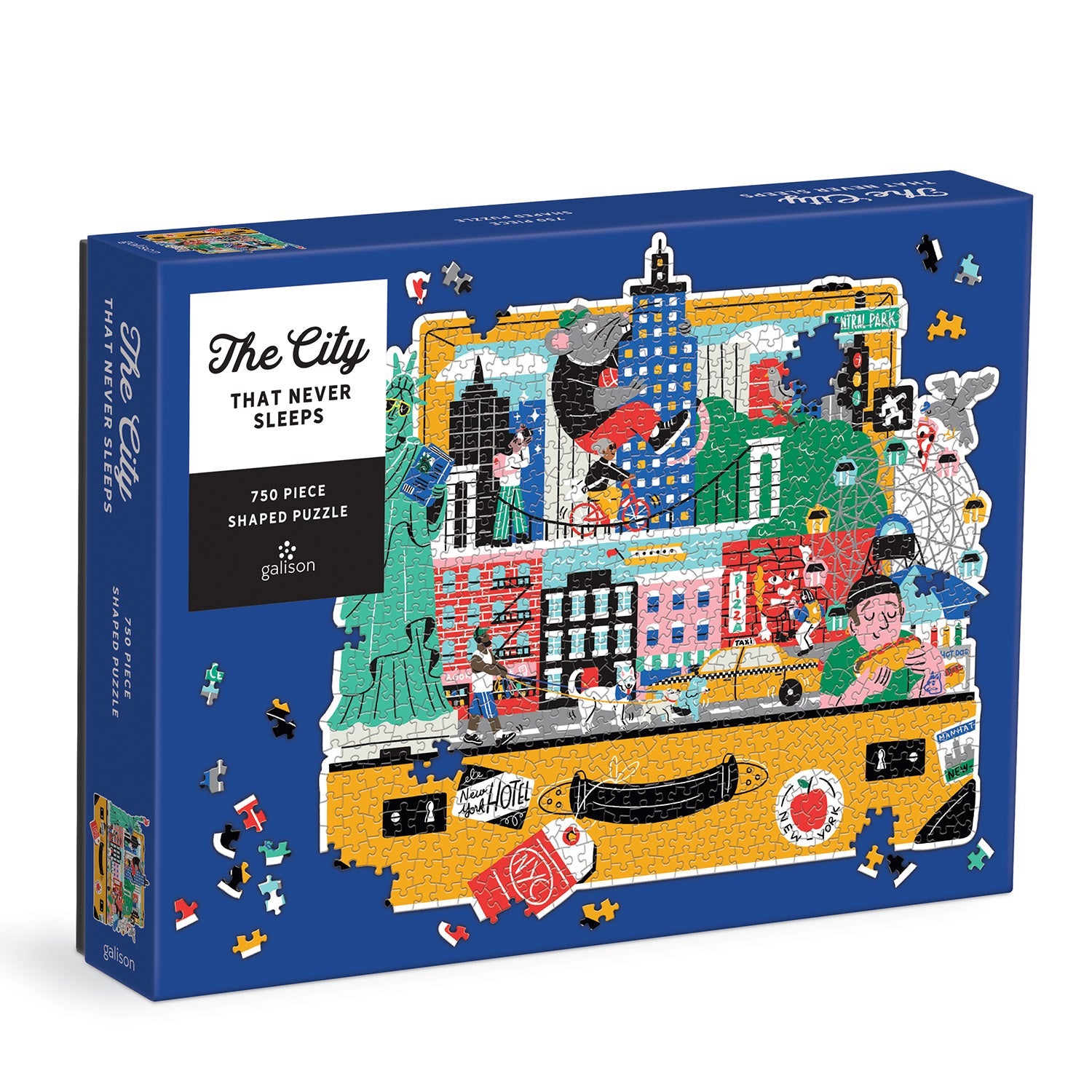 galison-the-city-that-never-sleeps-750-teile-shaped-puzzle image 1