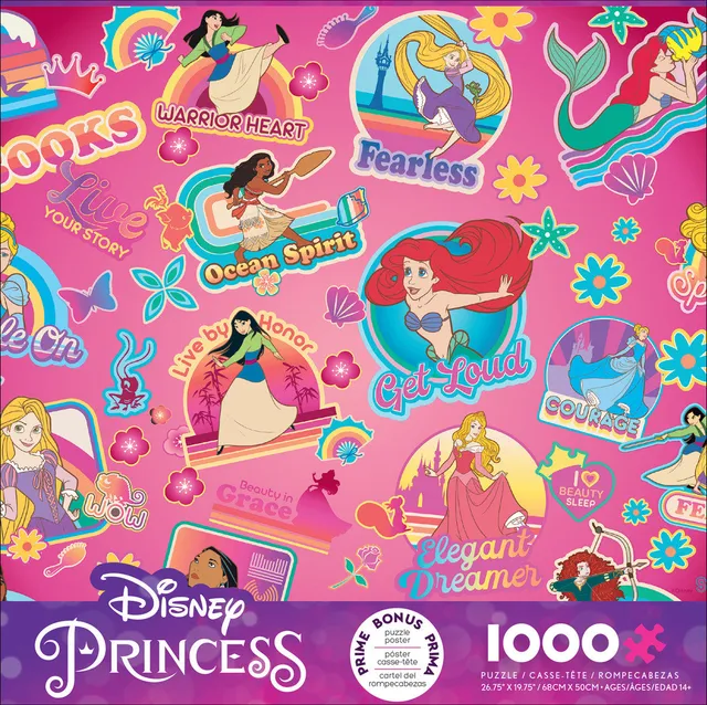 ceaco-disney-princess-sticker-collage-1000-teile-puzzle image 1