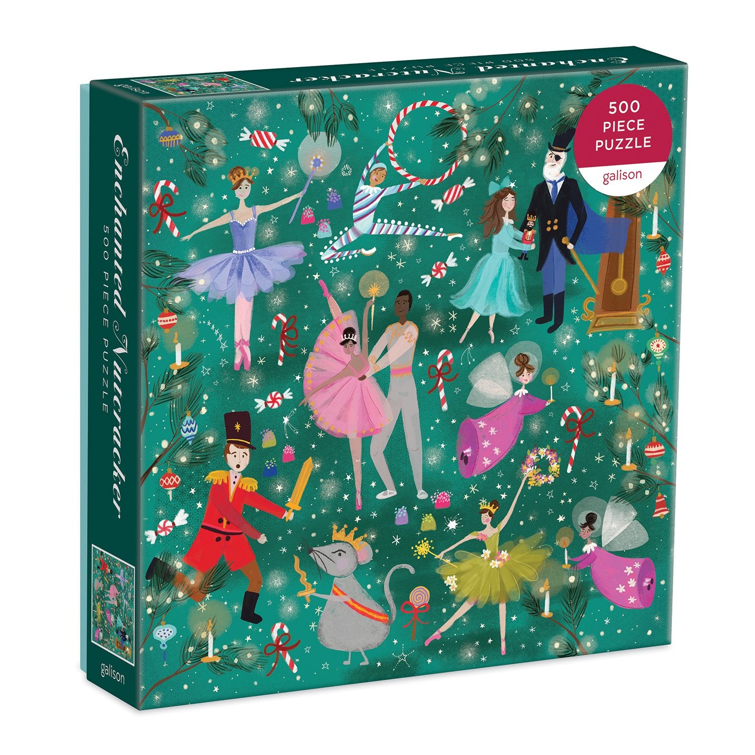galison-enchanted-nutcracker-puzzle-500-teile-weihnachten image 1