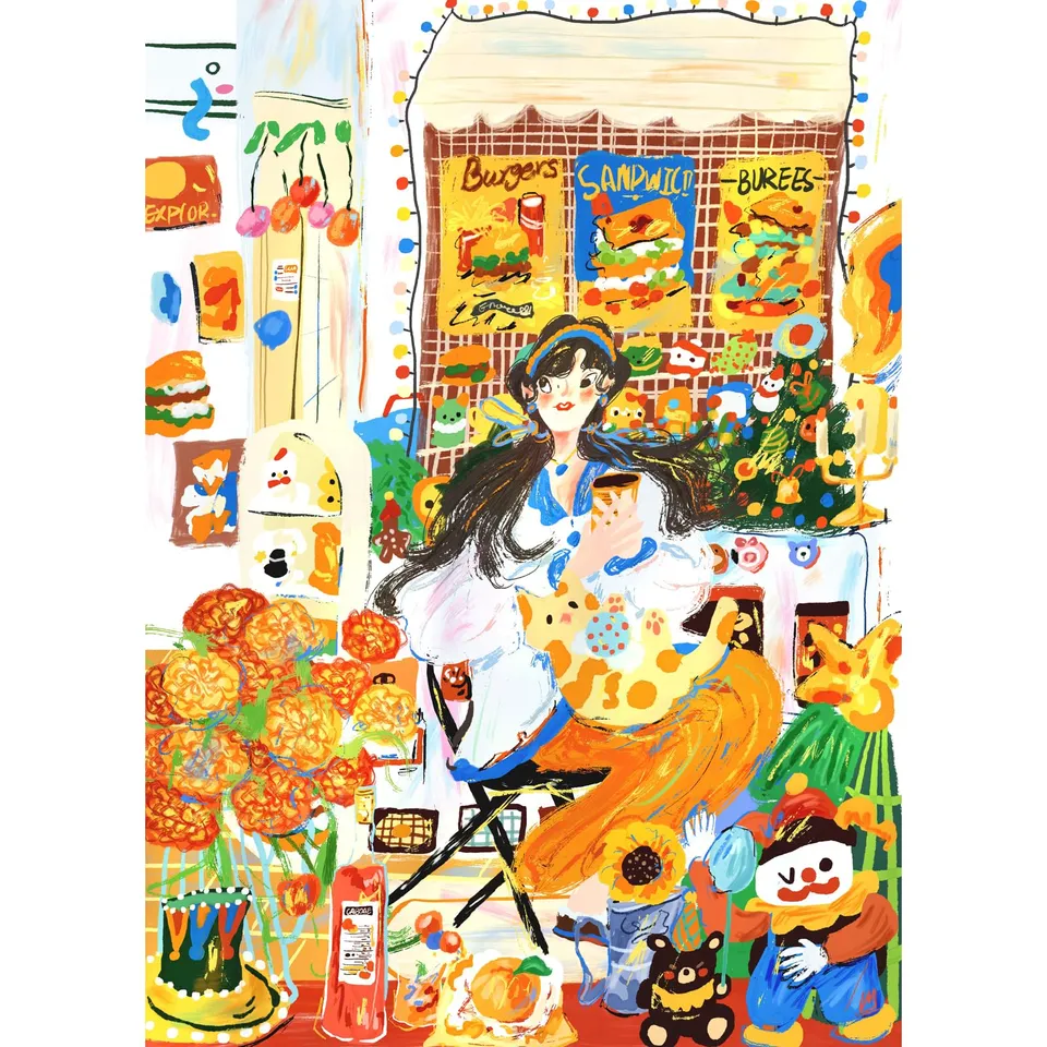 huadada-caf-szene-500-teile-puzzle-49x35-cm-matt image 1