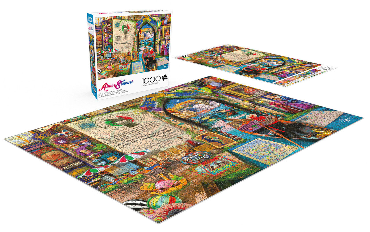 buffalo-games-life-is-an-open-book-venice-puzzle-1000-teile-venedig image 3