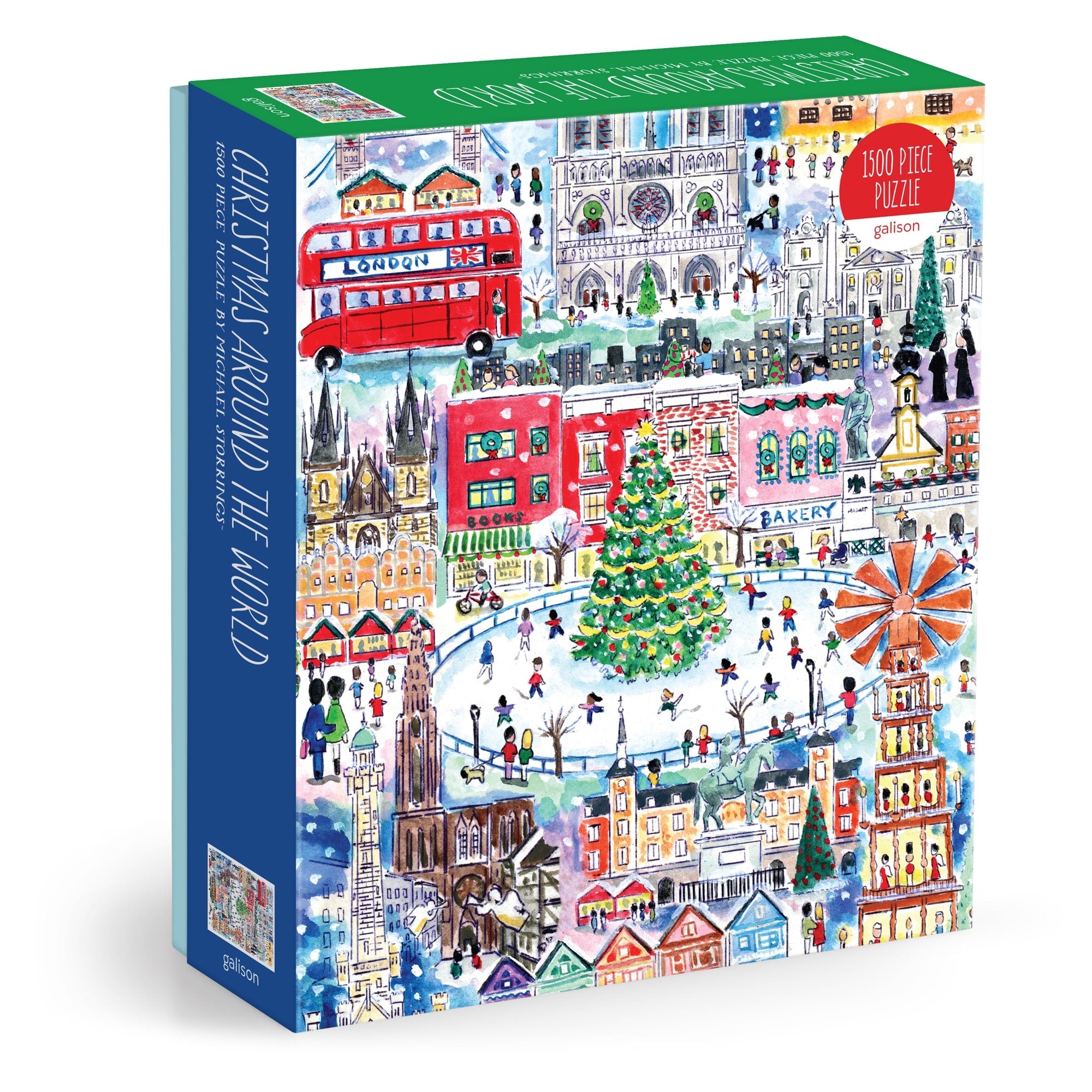 galison-christmas-around-the-world-puzzle-1500-teile-weihnachten image 1