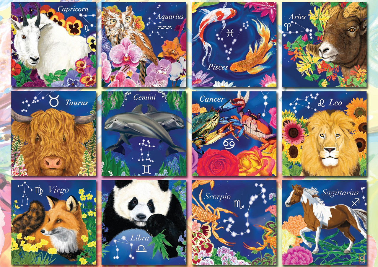 buffalo-games-bonjour-botanical-zodiac-500-teile-puzzle-sternzeichen image 2