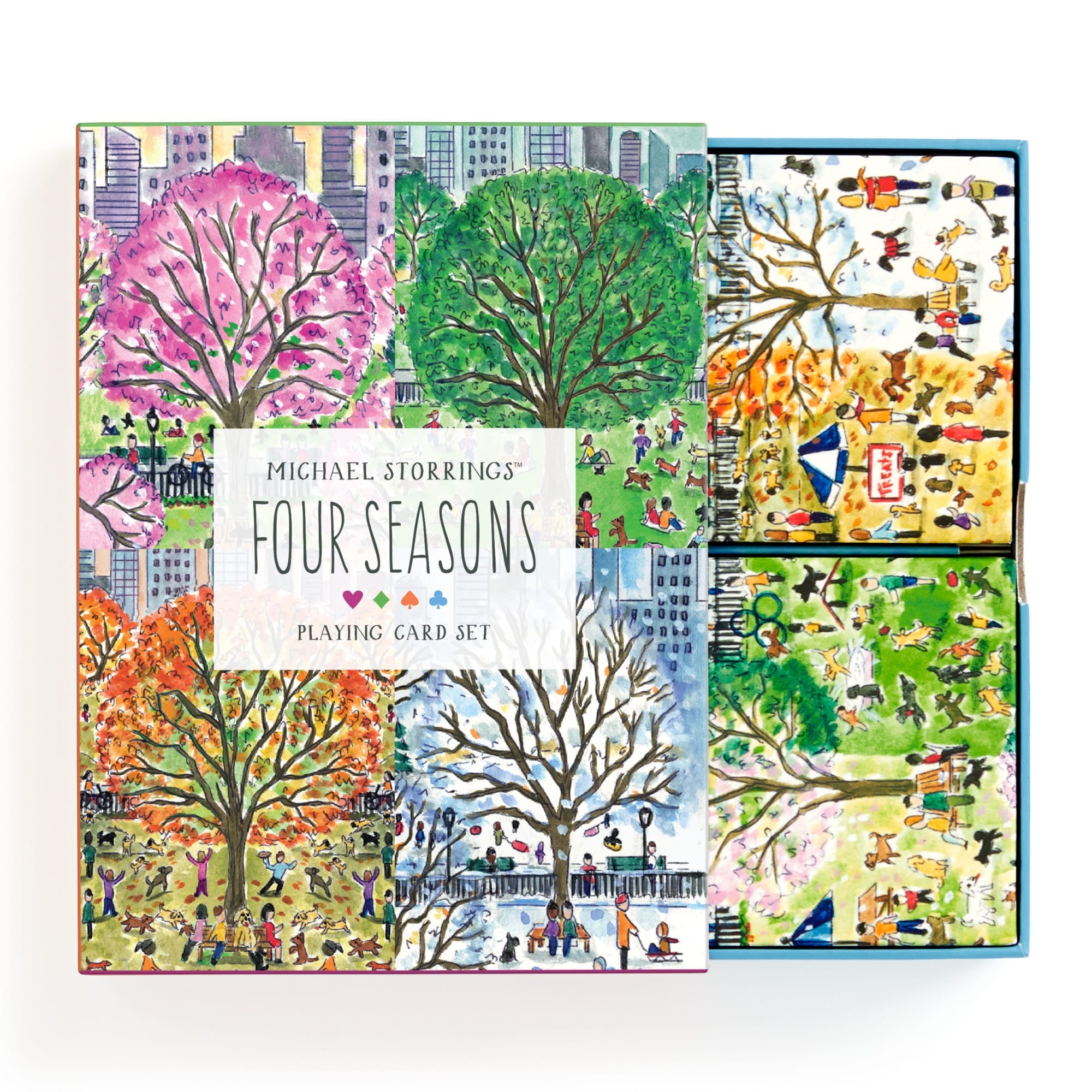 galison-four-seasons-spielkarten-set-2-decks-storrings image 2