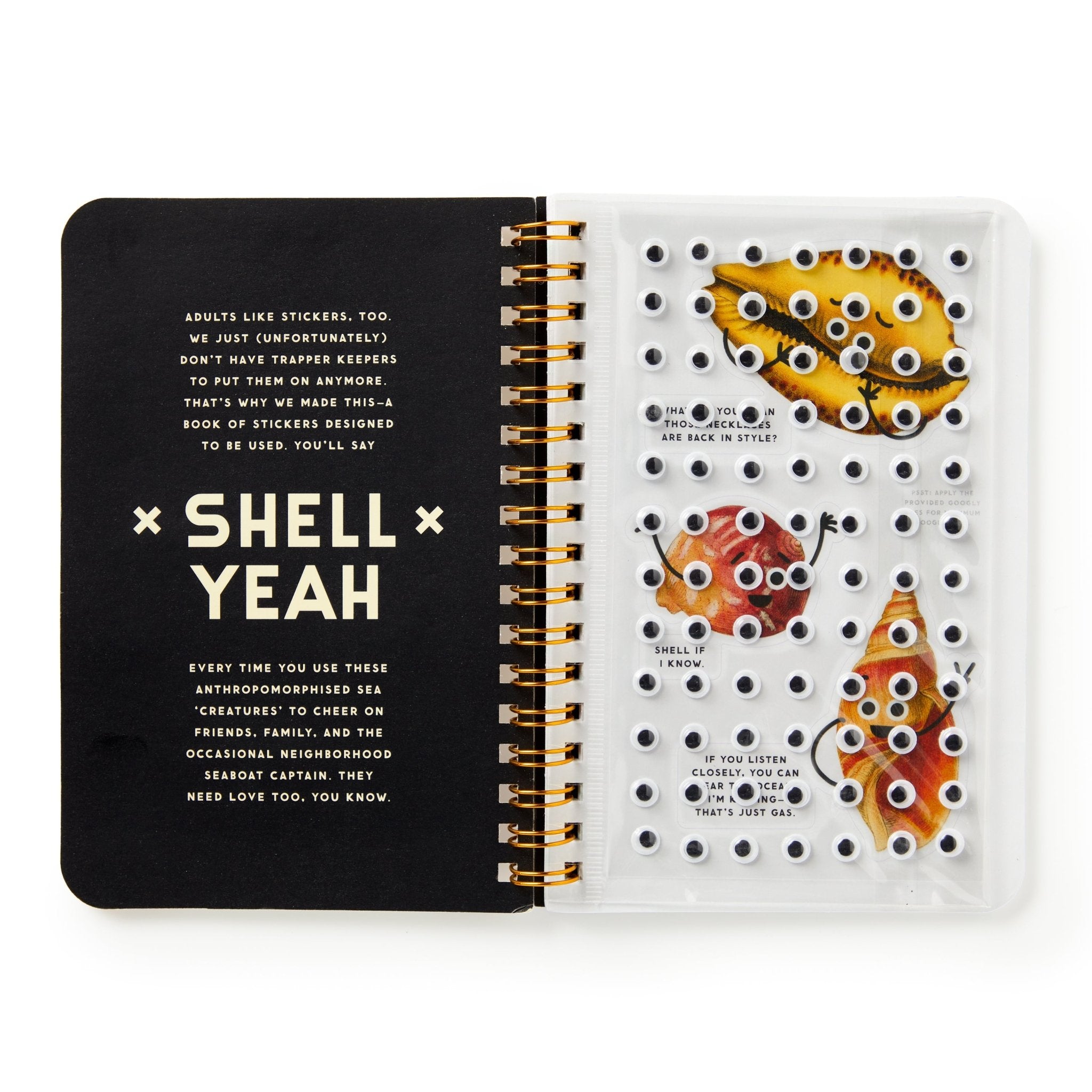 galison-shell-yeah-stickerbuch-muscheln-20-seiten image 3