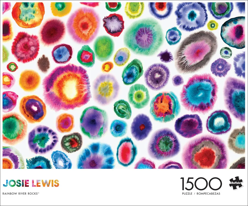 buffalo-games-josie-lewis-rainbow-river-rocks-1500-teile-puzzle image 1