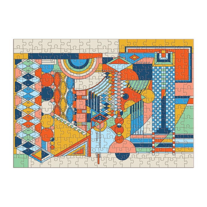 galison-frank-lloyd-wright-holzpuzzle-250-teile-stone-wall image 3